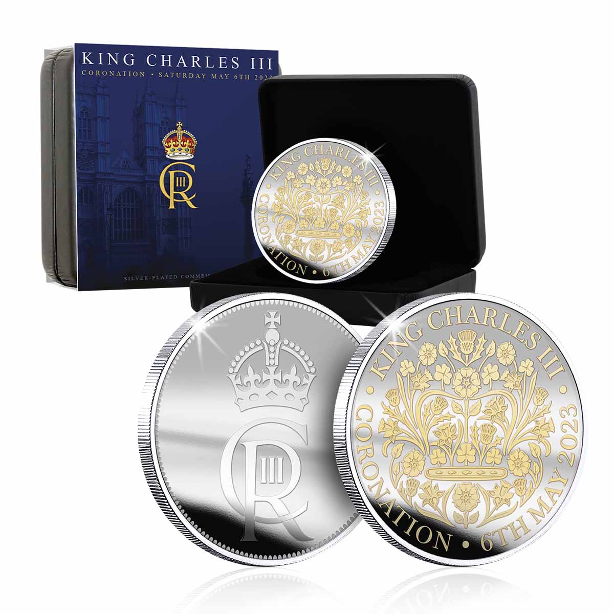 King Charles III 2023 45g Prooflike Medallion in Case