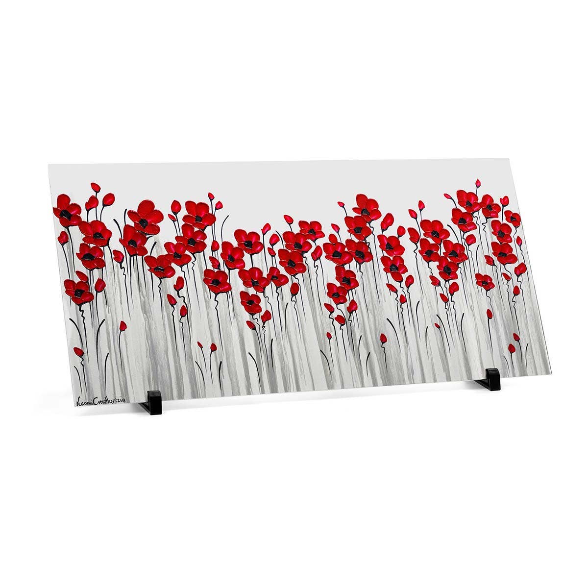 Poppy Mpressions Fields of Poppies Aluminium Artwork