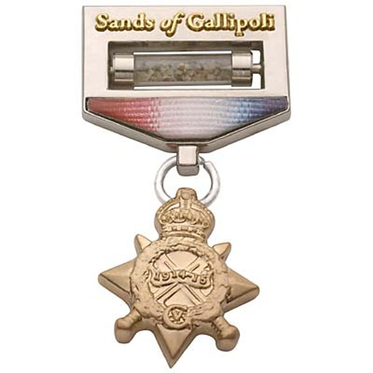 Sands of Gallipoli 1914-15 Star Medal Pin