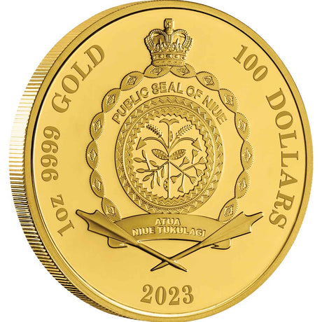 Great Australian Desert 2023 $100 Platinum Plating 1oz Gold Proof Coin