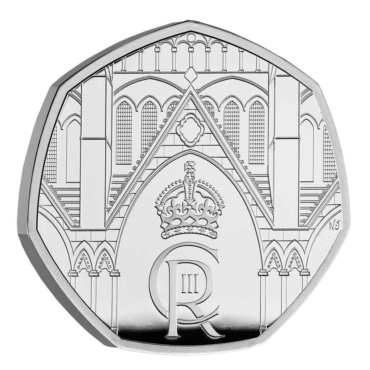 King Charles III 2023 50p Coronation Silver Proof Coin