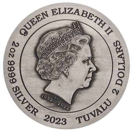 The Phantom 2023 $2 2oz Silver Antique Coin