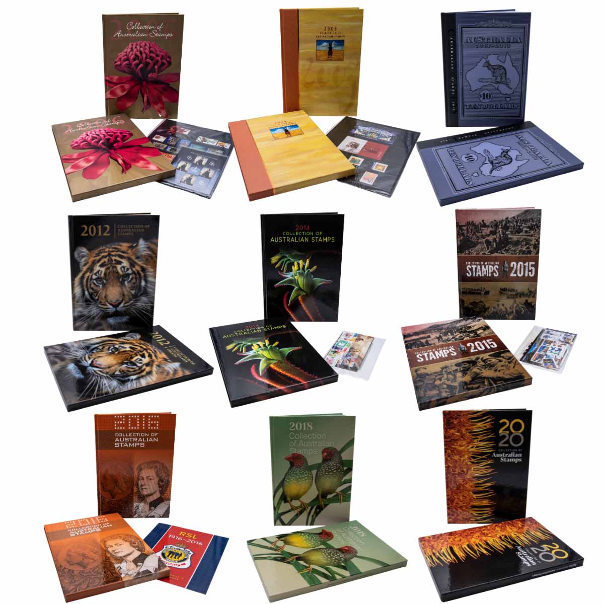 Complete 2001-20 Australia Post Year Collection Set