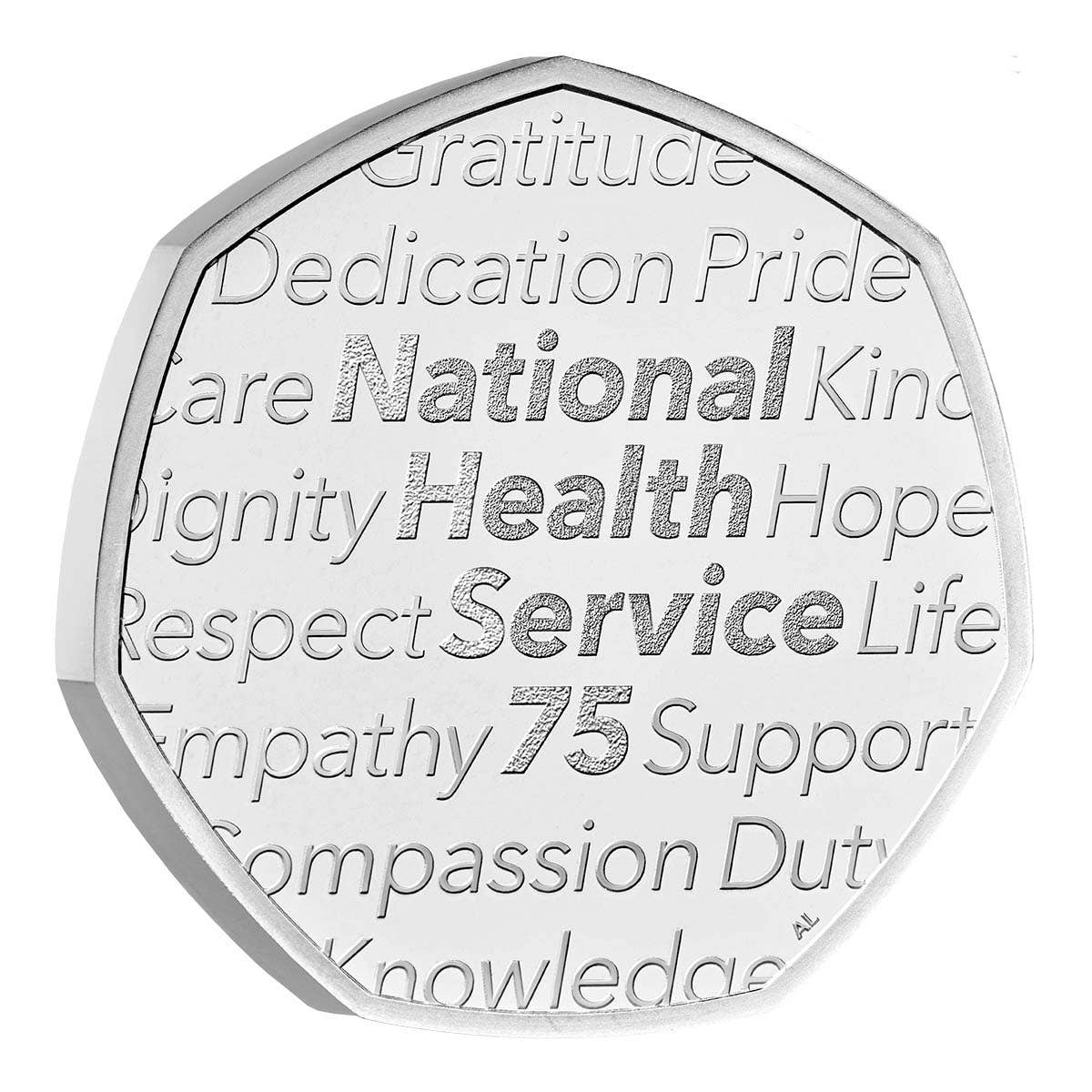 The 75th Anniversary of the NHS 2023 50p Cupro-Nickel Uncirculated Coin