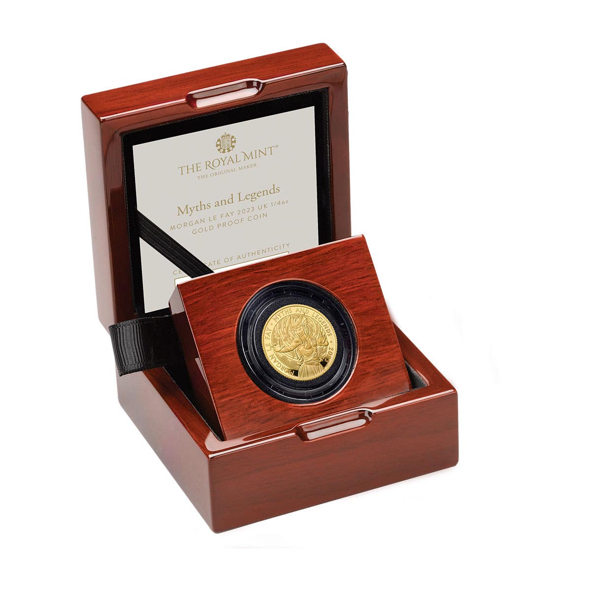Myths and Legends Morgan Le Fay 2023 UK 1/4oz Gold Proof Coin