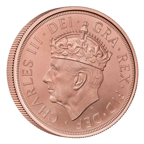The Coronation of His Majesty King Charles III Five Sovereign Piece 2023 Brilliant Uncirculated