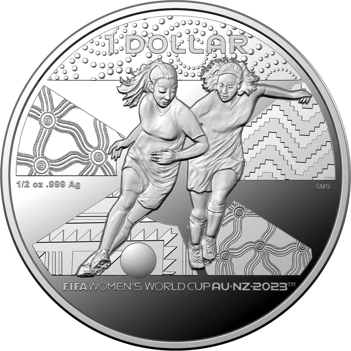 FIFA Women´s World Cup Australia & New Zealand 2023 $1 1/2oz Silver Proof Coin