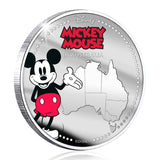 Disney Mickey in Australia Silver-plated Commemorative