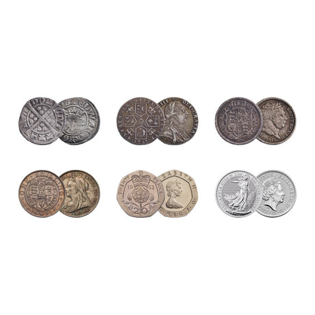 The Evolution of Coinage Six-Coin Set