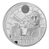 Star Wars R2-D2 and C-3PO 2023 UK £2 1oz Silver Proof Coin