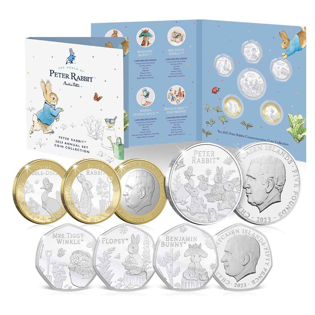 Peter Rabbit 2023 Brilliant Uncirculated 6-Coin Set