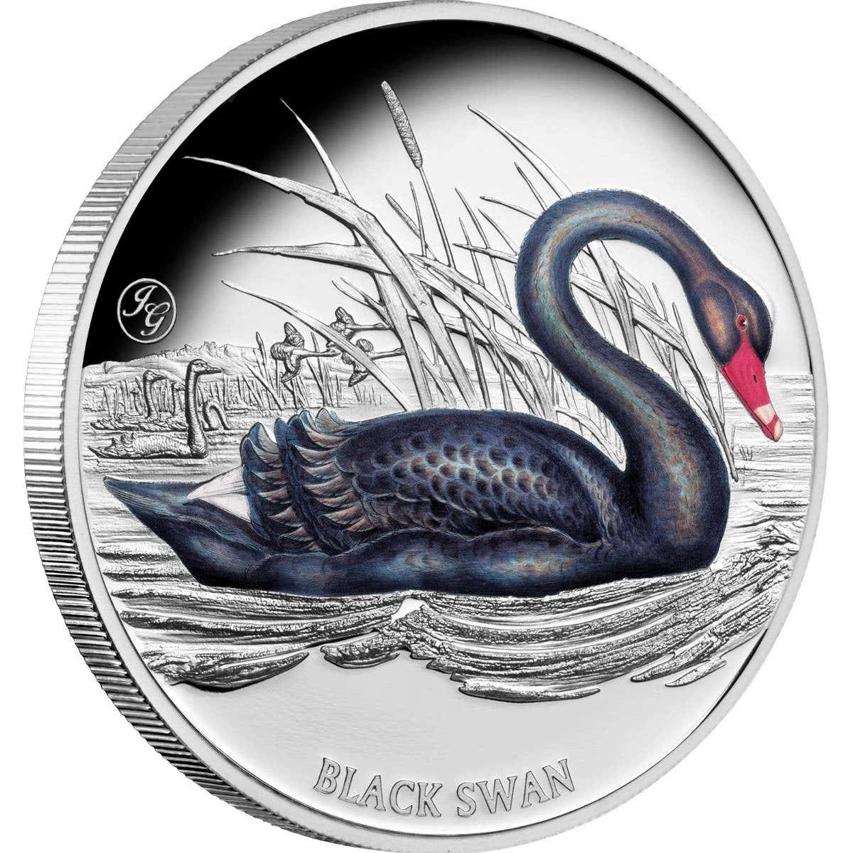 Black Swan 2024 $1 1oz Silver Proof Coin