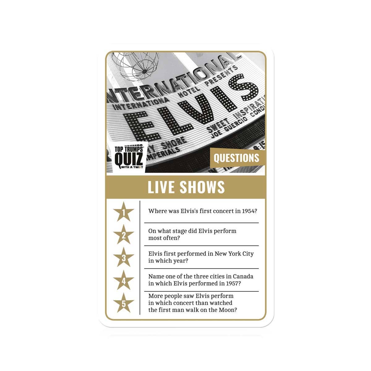 Top Trumps Elvis Quiz
