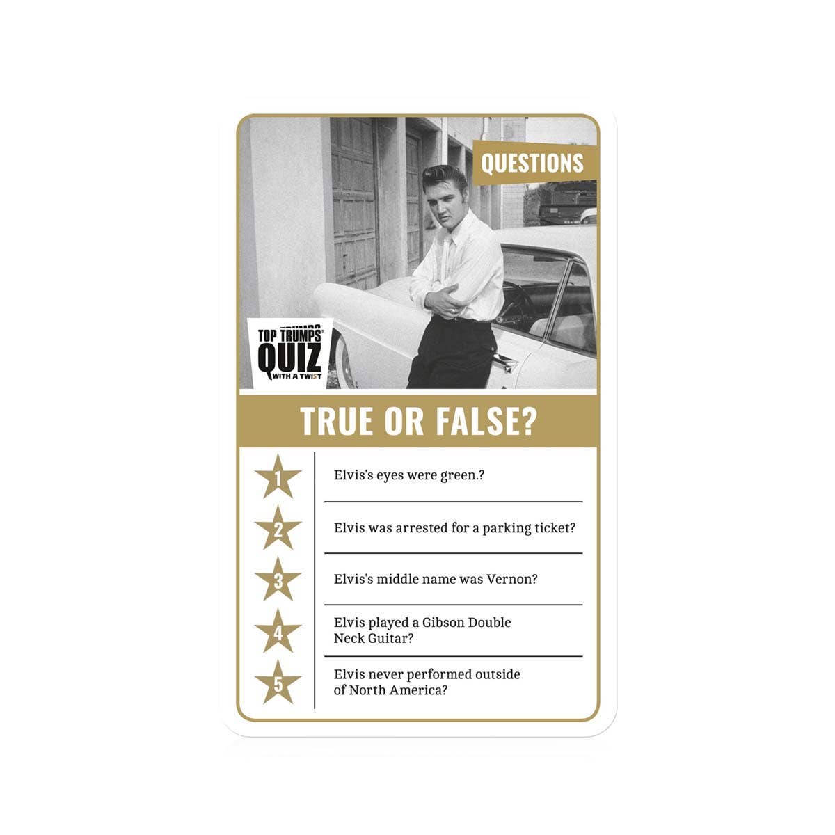 Top Trumps Elvis Quiz