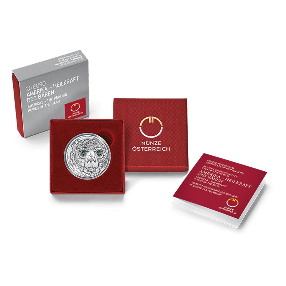 The Healing Power of the Bear 2023 20€ Silver Proof Coin