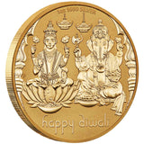 Diwali 2023 Gold-plated 1oz Silver Medallion