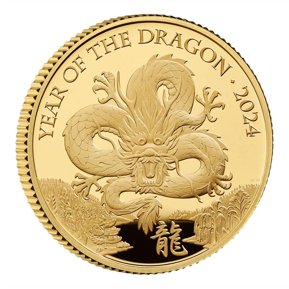 Lunar Year of the Dragon 2024 £25 1/4oz Gold Proof Coin