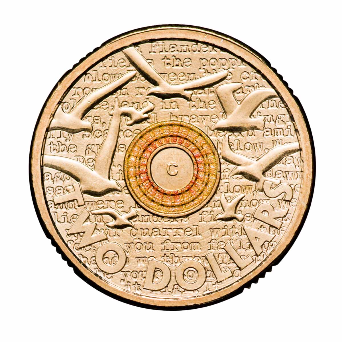 2015 $2 Remembrance Day C Mintmark Pack