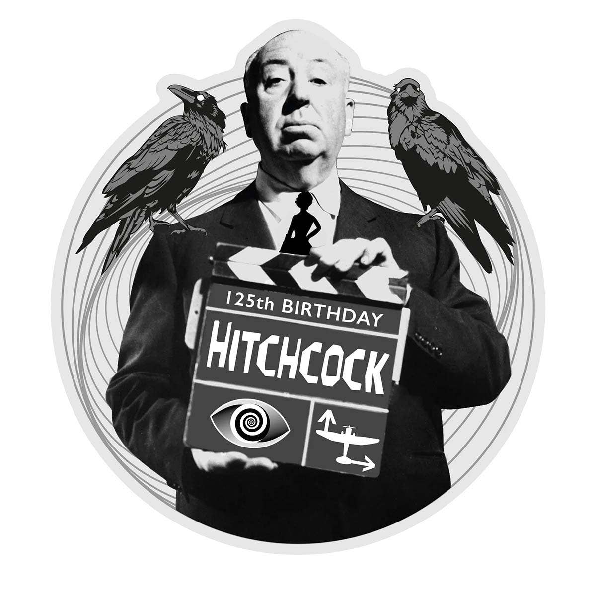 Alfred Hitchcock 2024 $5 3oz Silver Proof Coin