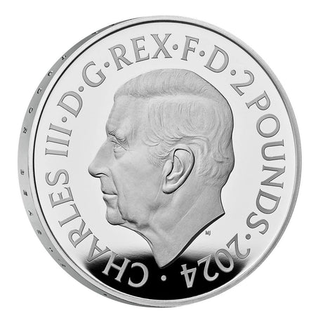 Royal Tudor Beasts The Seymour Unicorn 2024 £2 1oz Silver Proof Coin