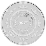 James Bond 2023 $1 Casino Royale Casino Chip 1oz Silver Brilliant Uncirculated Coin