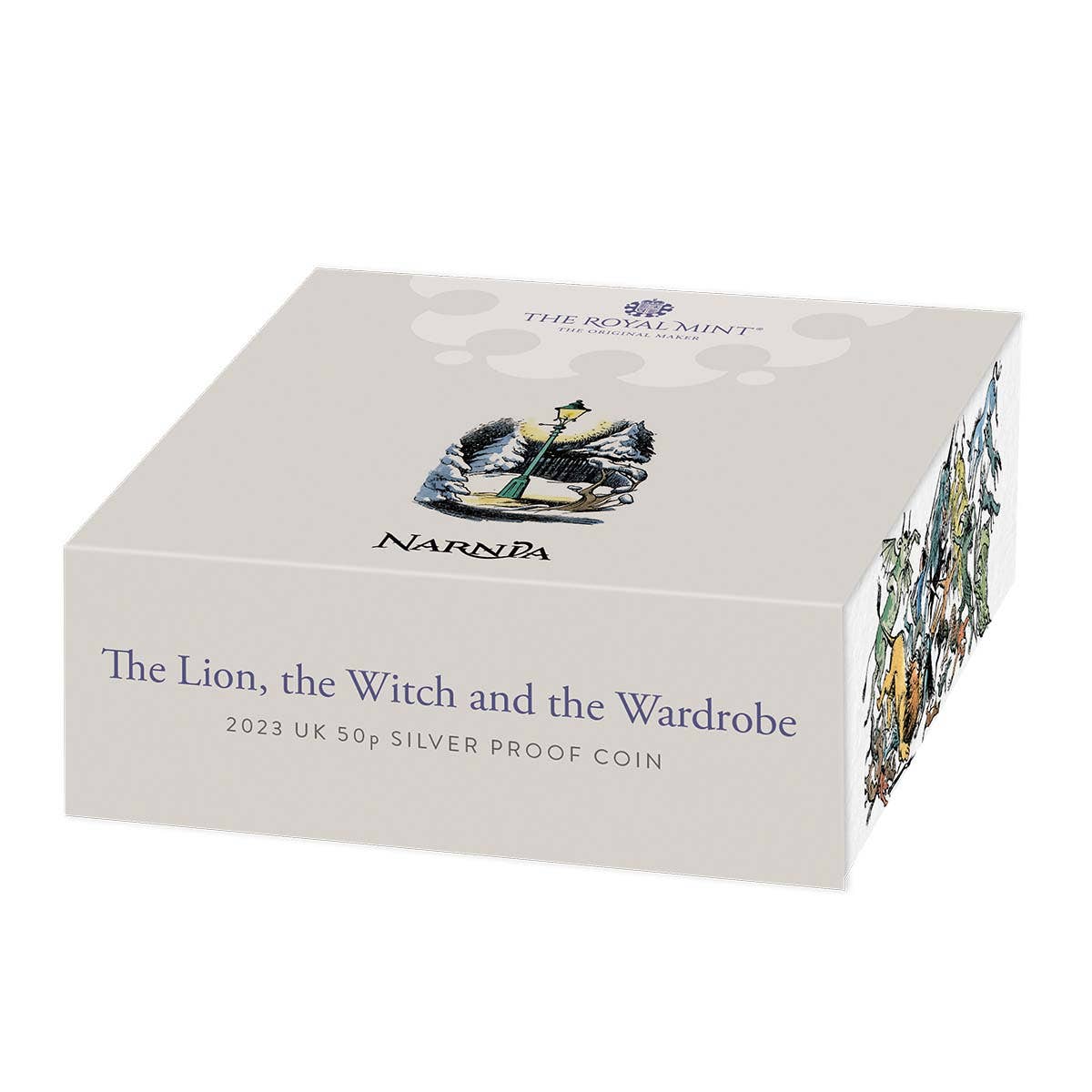 The Lion, the Witch and the Wardrobe 2023 50p Silver Proof Colour Coin