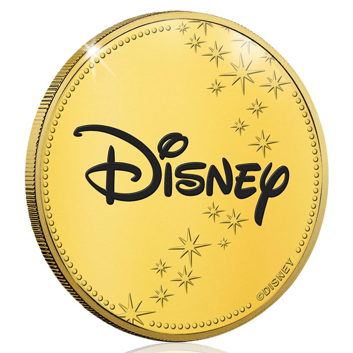 Mickey and Minnie Luxe Colour Gold-Plated Medallion
