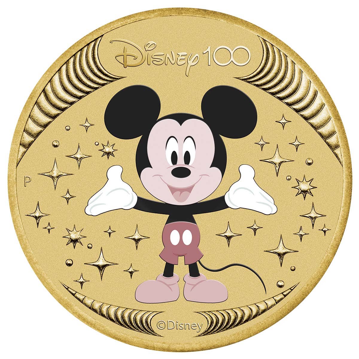 Disney 100th Anniversary 2023 $1 Mickey Mouse Stamp & Coin Cover