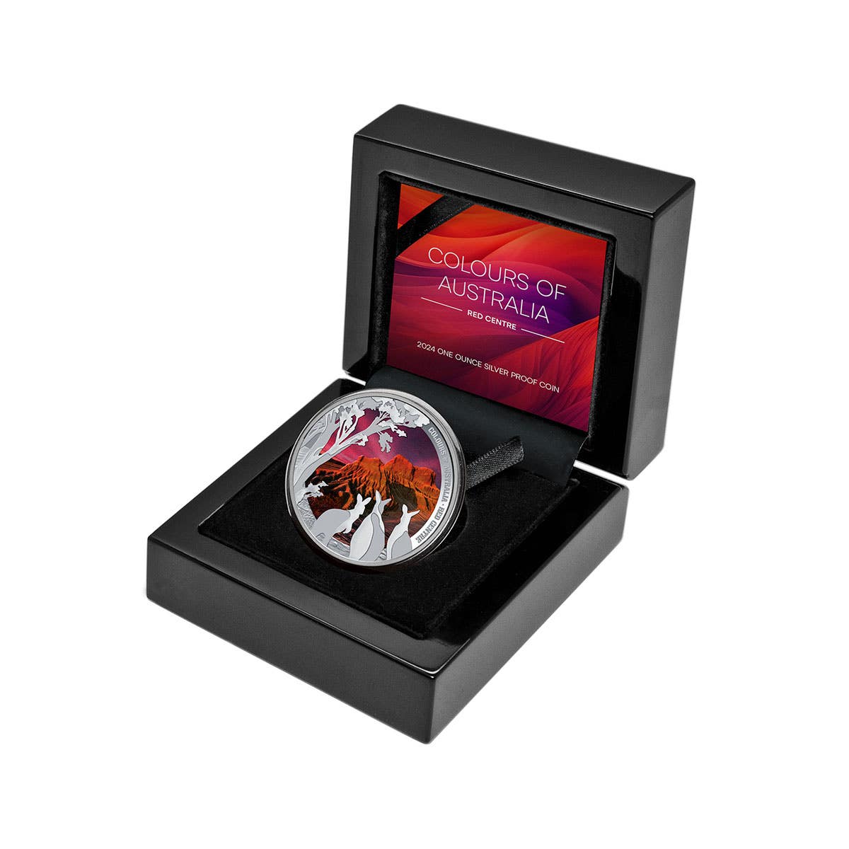 Red Centre Colours of Australia 2024 $1 1oz Silver Proof Coin