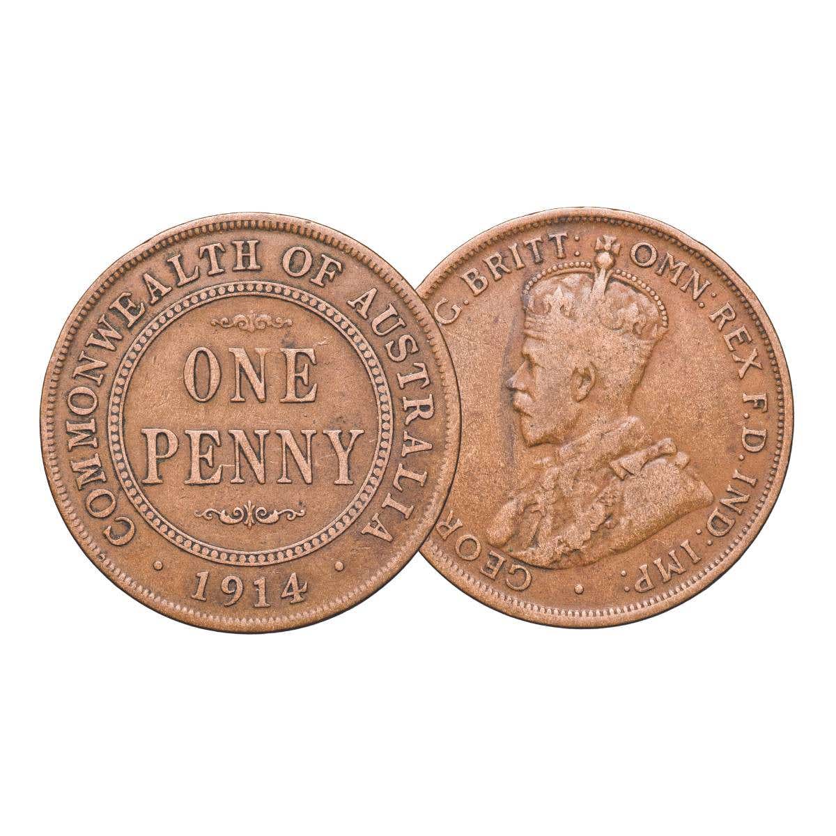 1914 Penny Good-Very Good