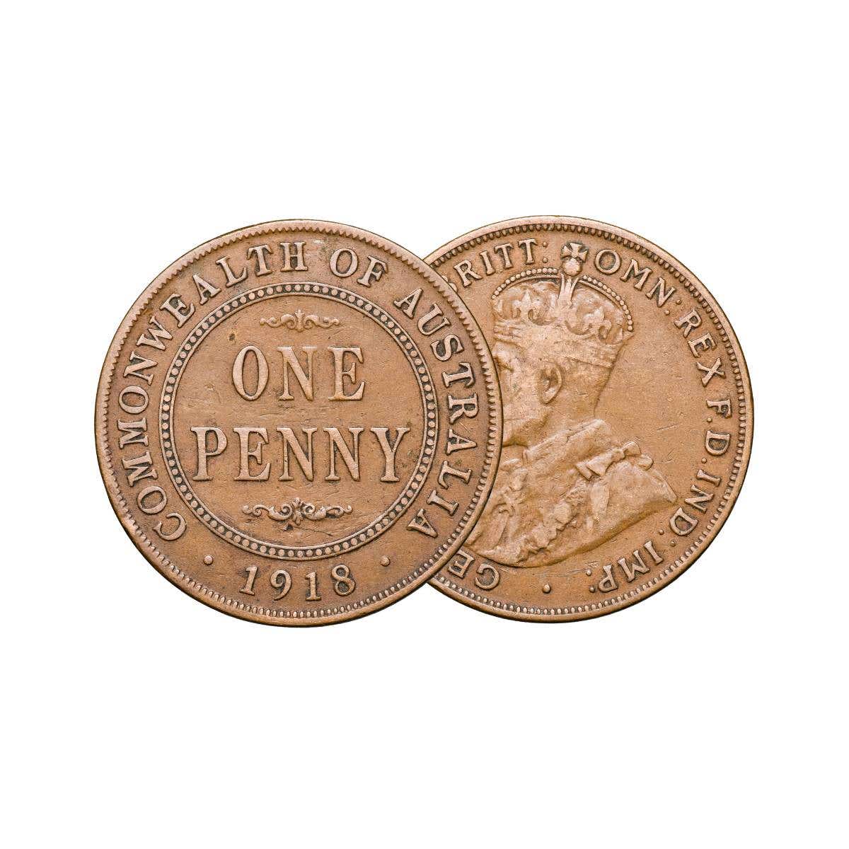 1918 Penny Very Good