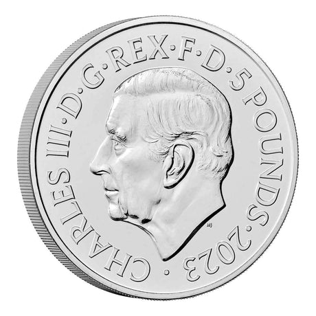Great Britain 2023 £5 Charles III 75th Birthday Brilliant Uncirculated Coin