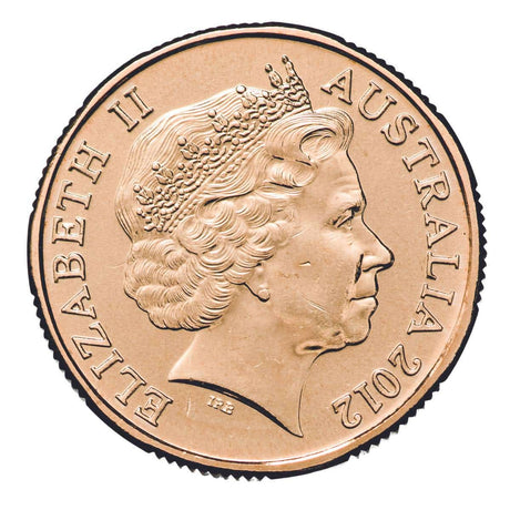 2012 $1 Wheat Sheaf Bluebell Counterstamp Al-Br Uncirculated Coin