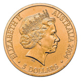 2004 $5 Sydney to Athens Al-Br Uncirculated Coin