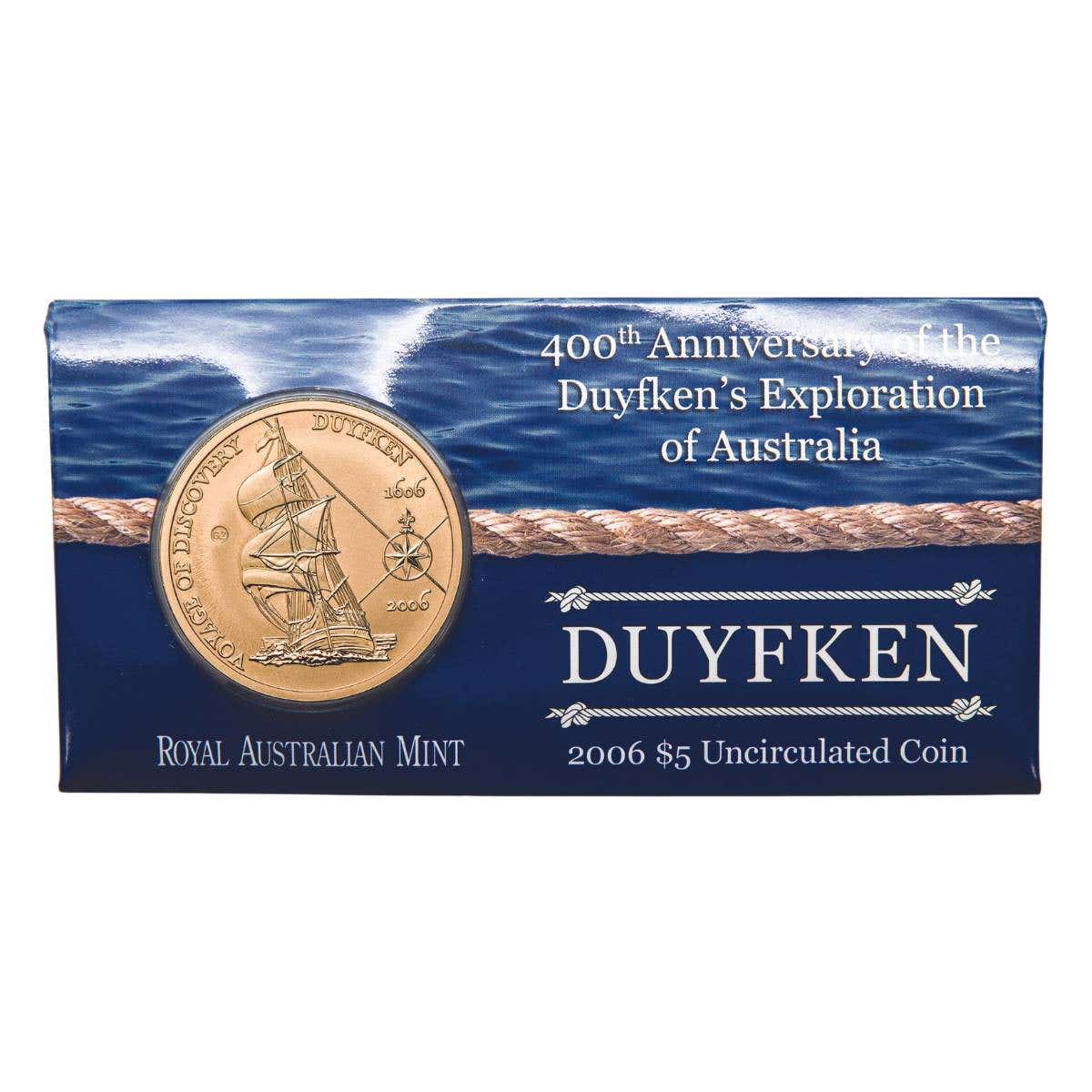 2006 $5 Duyfken Voyage of Discovery Al-Br Uncirculated Coin