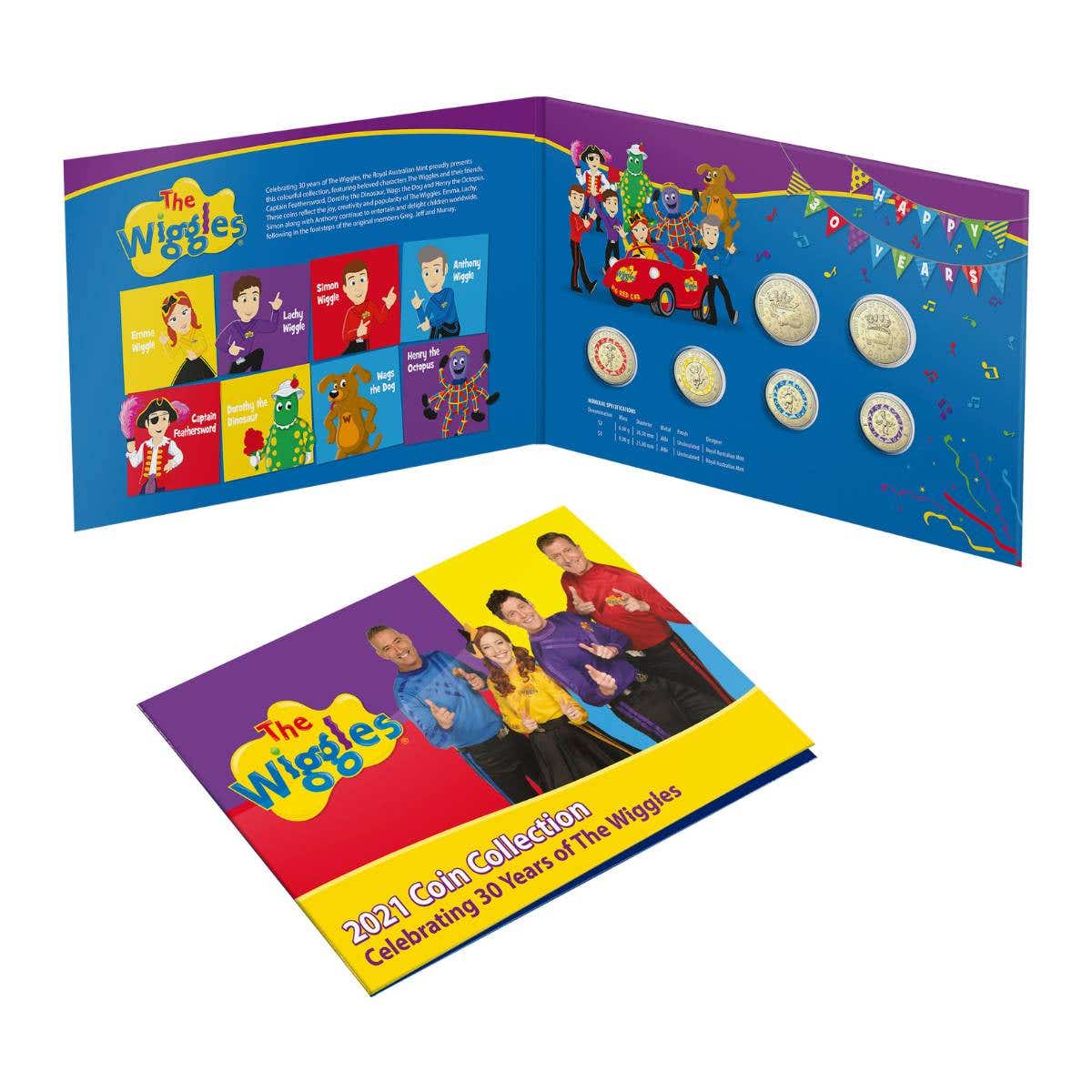 2021 Wiggles 6-Coin Uncirculated Set