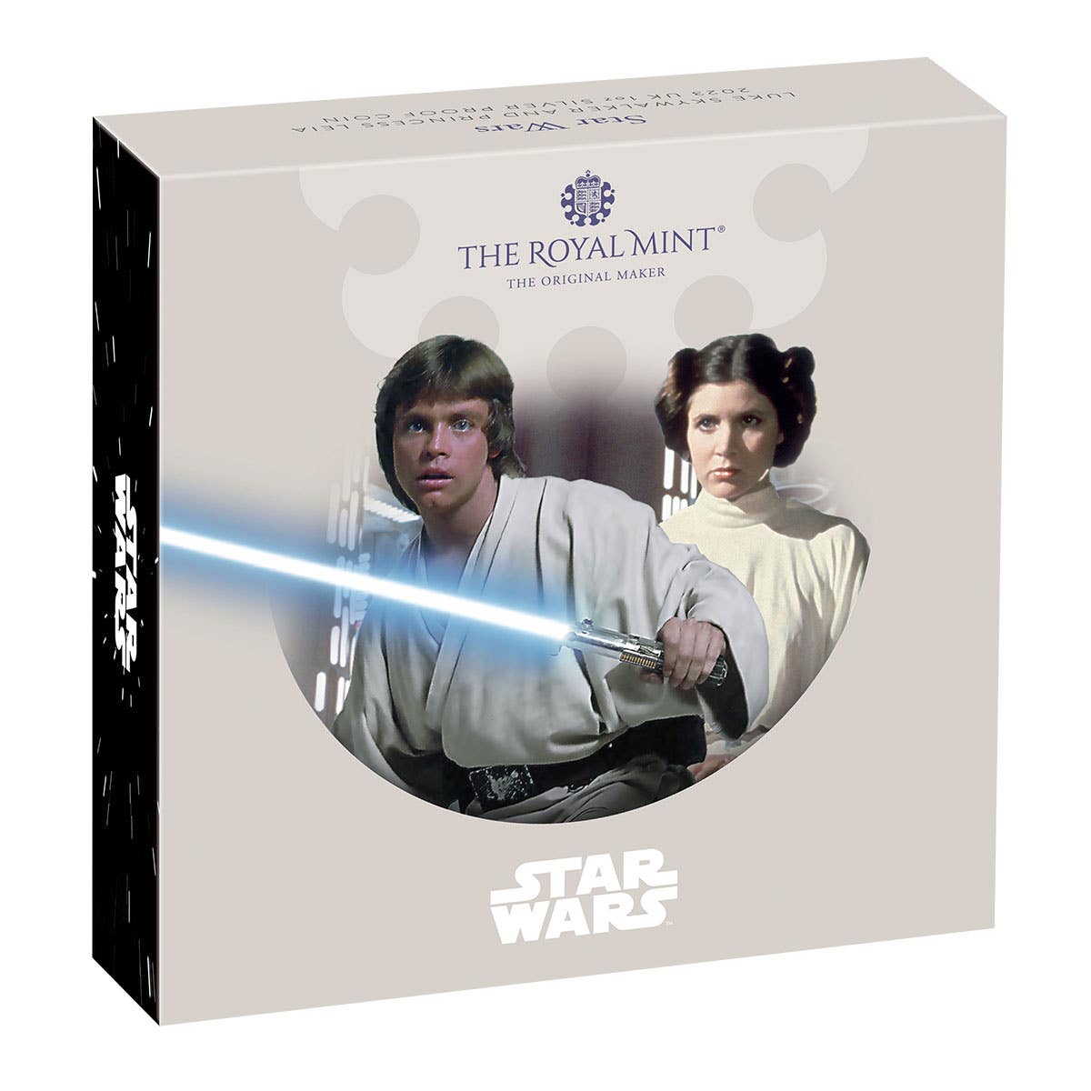 Star Wars Luke Skywalker and Princess Leia 2023 UK 1oz Silver Proof Coin