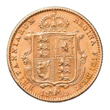 Queen Victoria 1893M Jubilee Gold Half Sovereign good Very Fine