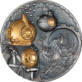 Nautilus 2024 $100 Ultra High Relief Gold-plated Kilo Silver Antique Coin