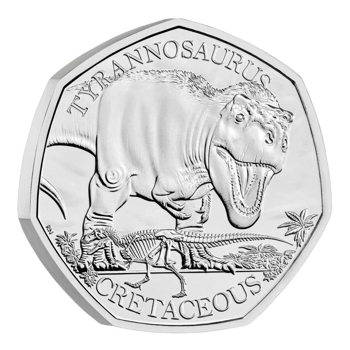 Tyrannosaurus Rex 2024 50p Brilliant Uncirculated Coin