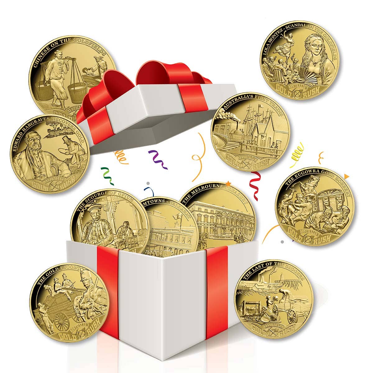Gold Rush Gold-plated $1 Coin Lucky Dip