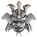 Samurai Helmet Shaped 2024 $10 10oz Silver Antique Coin