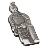 Terracotta Army Shaped 2024 $1 Ultra High Relief 2oz Silver Antique Coin