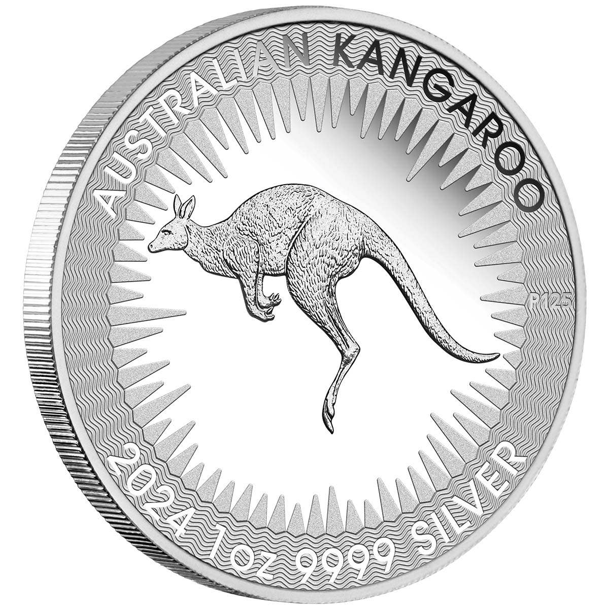 Australian Kangaroo 2024 $1 1oz Silver Proof Coin