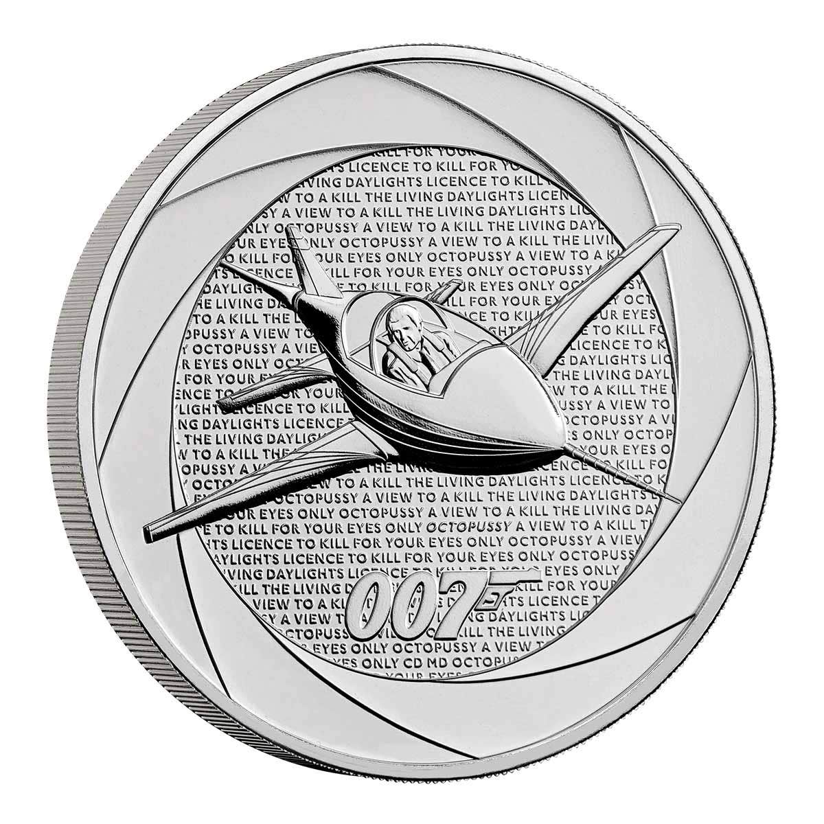 Bond Films of the 80s 2024 £2 1oz Silver Proof Coin