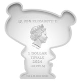 Pink Panther 60th Anniversary 2024 $1 1oz Silver Minted Mini Coin 