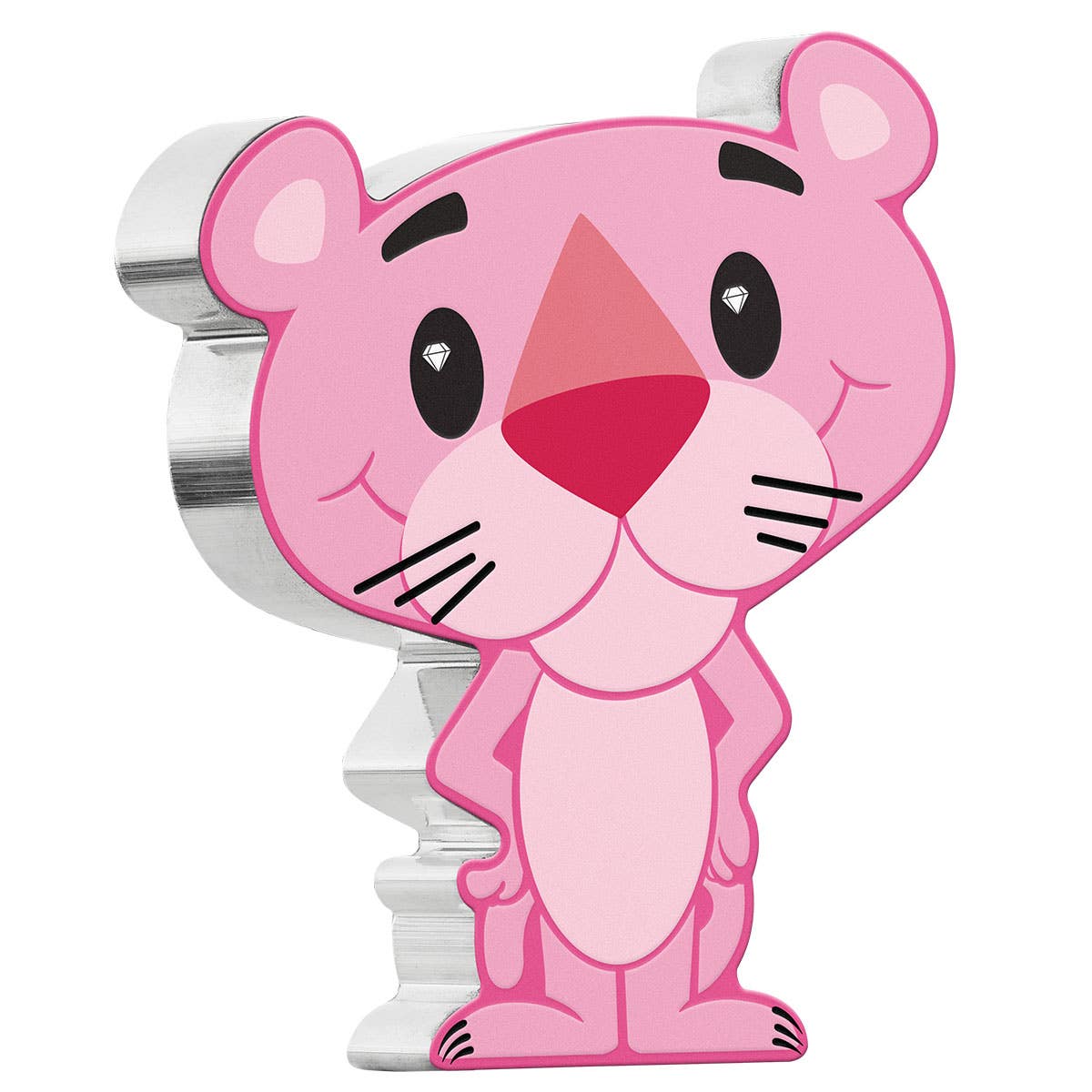 Pink Panther 60th Anniversary 2024 $1 1oz Silver Minted Mini Coin 