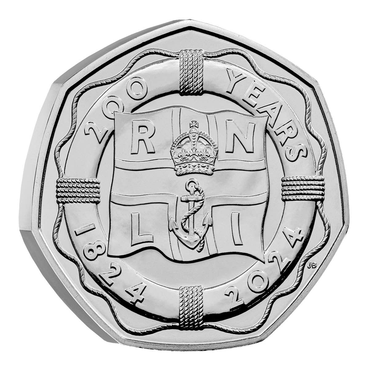 200 Years of the RNLI 2024 50p Cupro-Nickel Brilliant Uncirculated Coin