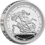 Great Engravers Benedetto Pistrucci St George and the Dragon 2024 £5 2oz Silver Proof Coin