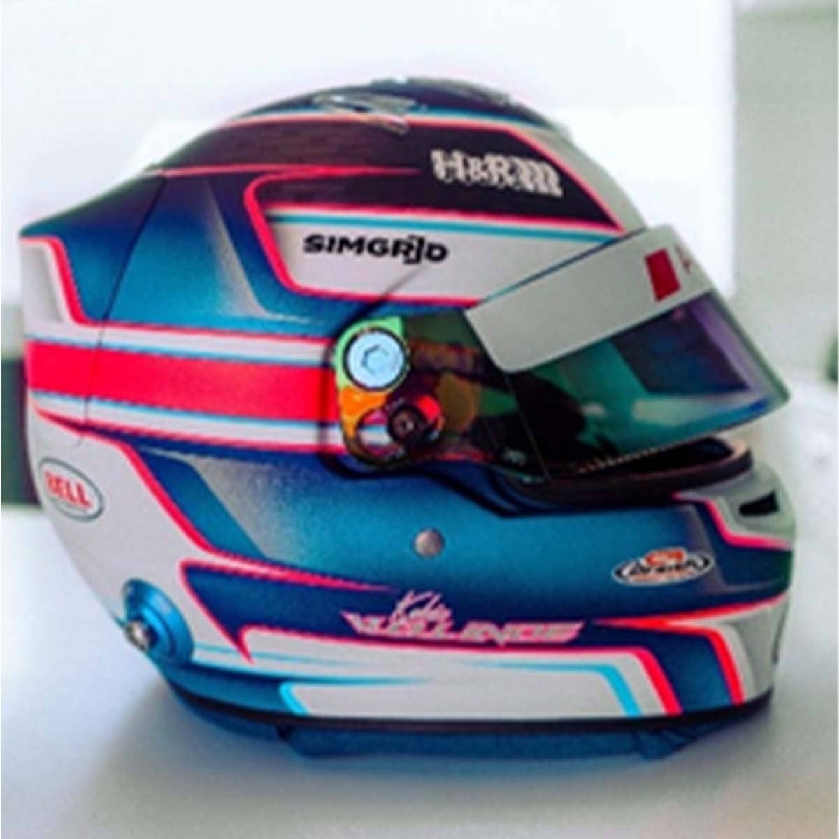 Kelvin van der Linde - Winner Nürburgring 24H 2022 - 1:5 Scale Resin Model Helmet